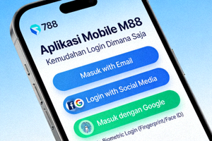Aplikasi Mobile M88 untuk kemudahan login dimana saja